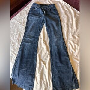 Size 27 seven for all mankind boot cut jeans